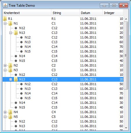 Java tree table.  Contribute to Grishberg/tree-table development by creating an acco...