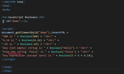 JavaScript Booleans Learn Booleans in JavaScript Wikitechy
