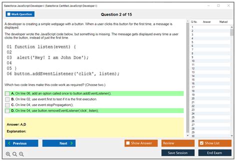 JavaScript-Developer-I Exam Fragen