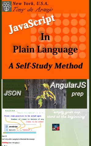 Full Download Javascript In Plain Language  A Selfstudy Method Json And Angularjs Prep By Tony De Araujo