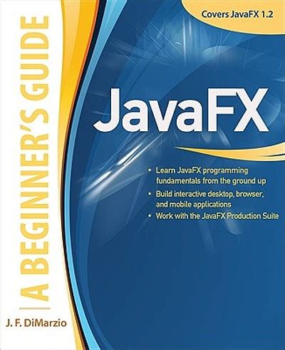 Javafx a beginners guide 1st edition. - Manuali di riparazione per macchine da cucire singer 1425.