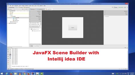 Javafx and scene builder.  Scene Builder separates design from logic, allowing tea...