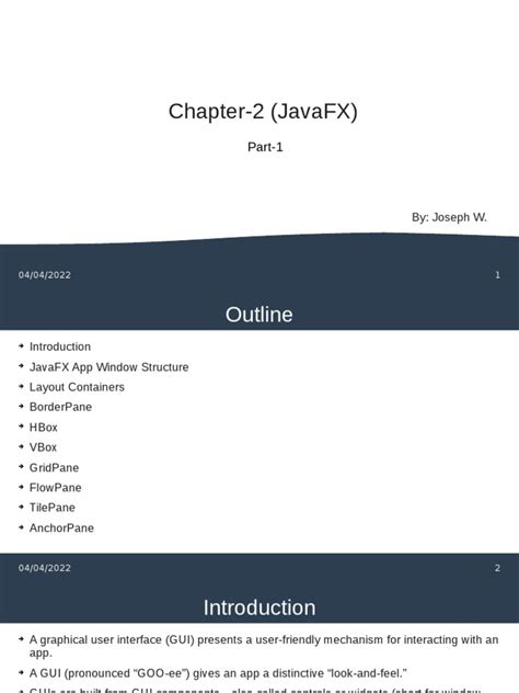 Javafx documentation pdf. print Defines the core scenegraph APIs for the JavaFX UI toolkit (su...