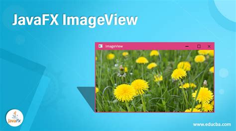 Javafx image from file.  JavaFX provides the Image and ImageView classe...