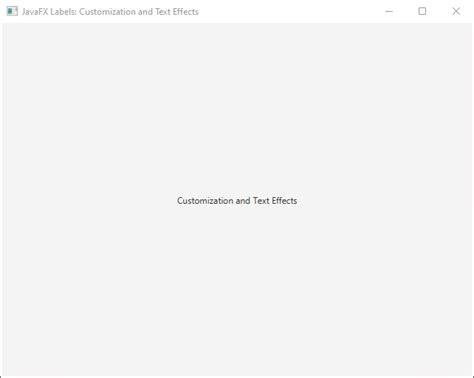 Javafx label alignment. TOP); Play with this to see the effect of the dif...