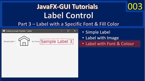 Javafx label background color.  Discover how to effectively use the JavaFX Label...