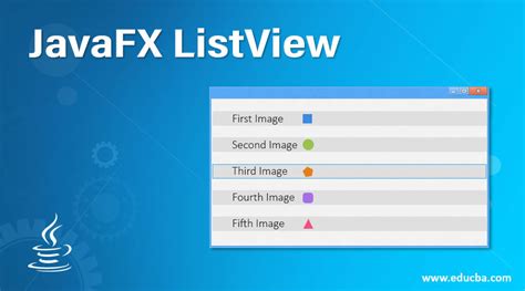 Javafx listview with objects.  The ListView class represents a scrollable ...