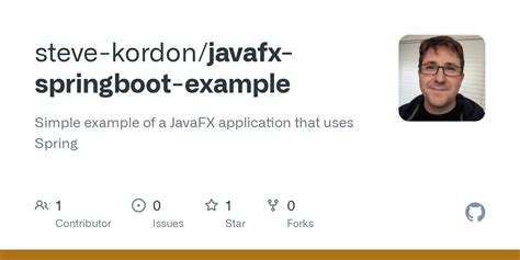 Javafx spring boot example.  dont do .  This application uses Spring for featu...