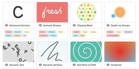 Javascript 2d drawing library.  It is renderer agnostic enabling the same api t...