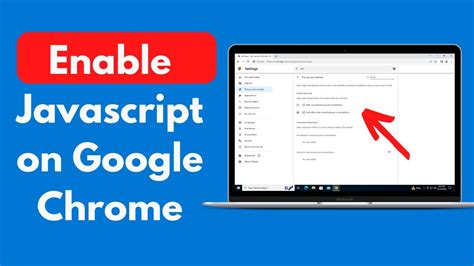 Javascript enabled.  Here's how to enable JavaScript in Chrome on Window...