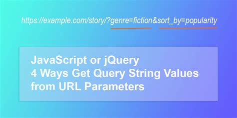 Javascript get query parameters from url.  The query parameters are available in w...
