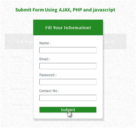 Javascript refresh form after submit.  2.  Jul 12, 2025 · After filling out a form, submission ...