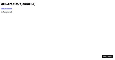 Javascript url createobjecturl. createObjectURL creates an ObjectUrl that represents a ...