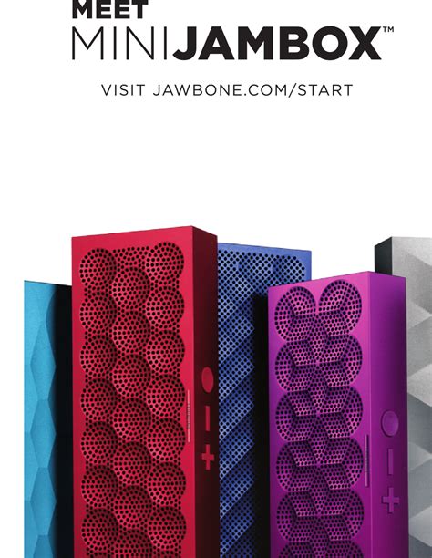 Jawbone Mini User Guide Jambox