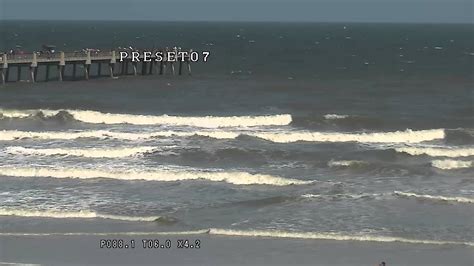 Fishing. This is a live webcam view of Flagler Beach Pi