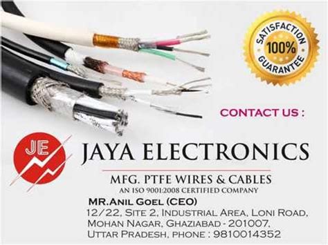 Jaya Electronics, Ghaziabad - Manufacturer of Shielded Cable and …