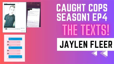 Jaylen fleer texts. Comedian John Oliver has suggested some interrogation tactics can be damaging. True Crime serial offender Jaylen Fleer is a great example of how interrogatio... 