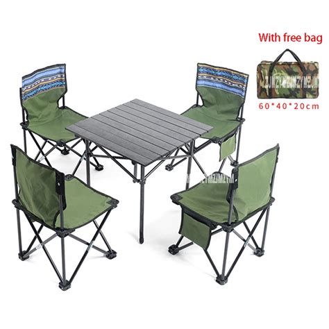 Jazlee Oxford Cloth Fliptop Outdoor Camping Table