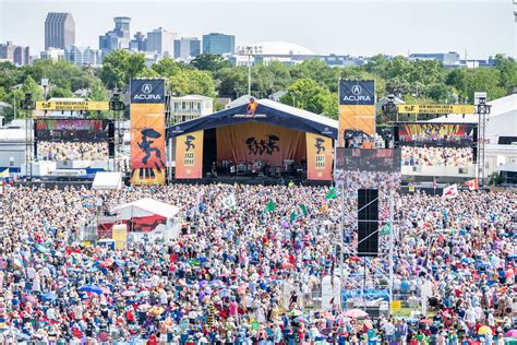 The New Orleans Jazz and Heritage Festival is a two-weekend experience held annually on the Fair Grounds Race Course at 1751 Gentilly Boulevard. The first weekend kicks off Thursday, April 25 .... 