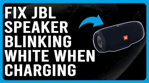 Jbl bluetooth headphones blinking white light while charging.  The In summ...