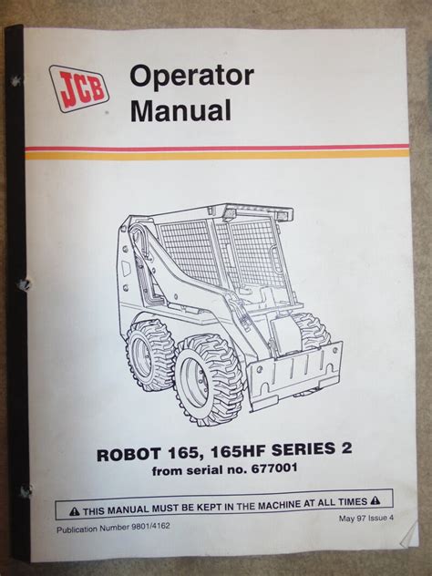 Jcb 150 165 165hf robot service repair workshop manual. - Lancer ex 2008 manual del propietario.