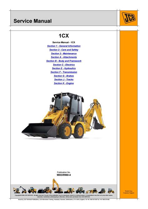 Jcb 1cx service manual free download. - Tokyo keiki tg 8000 manual de servicio.