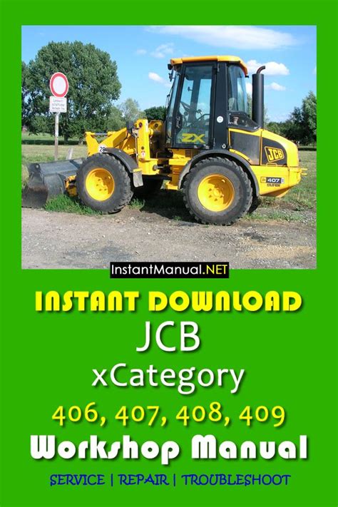 Jcb 406 407 408 409 wheel loading shovel service repair manual download. - Service manual for trane rthb 150.