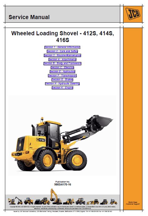 Jcb 412s 414s 416s wheeled loader service repair manual instant. - Computer algorithms horowitz and sahni solutions manual.