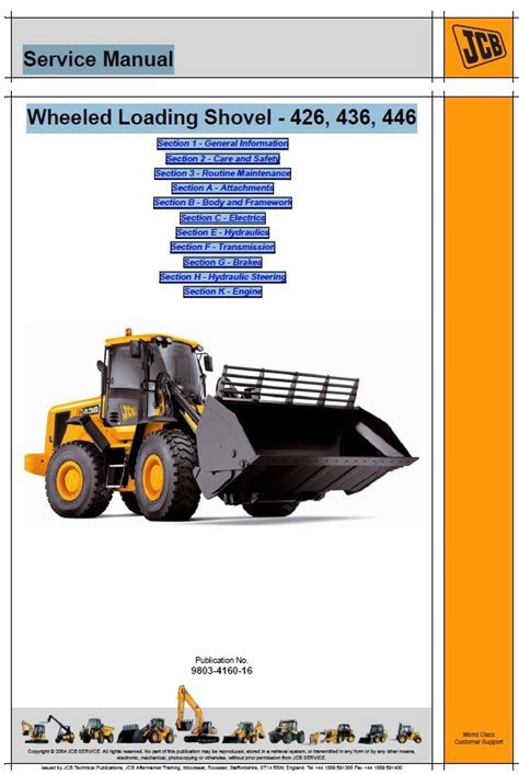 Jcb 426 436 446 wheeled loader service repair manual instant download. - Manuale della pompa calibro 20 di charles daly.