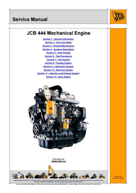 Jcb 444 engine service repair mechanical manual. - Rare game guide final fantasy 12.