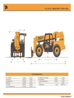 Jcb 51456 Load Chart