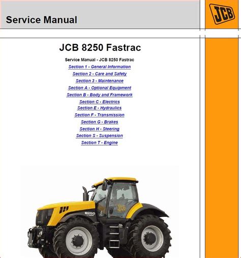 Jcb 8250 fastrac service manual series 1. - Manual training live working for distribution lineman.