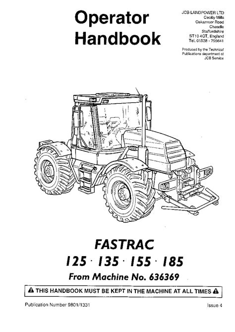 Jcb fastrac 125 135 145 150 155 185 workshop service manual. - Mitsubishi mitsubishi d2000 wheel tractor 4wd operators manual.