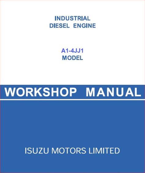 Jcb isuzu engine a1 4jj1 service repair workshop manual. - Kritische revision der insektenfaune deutschlands nach dem system.
