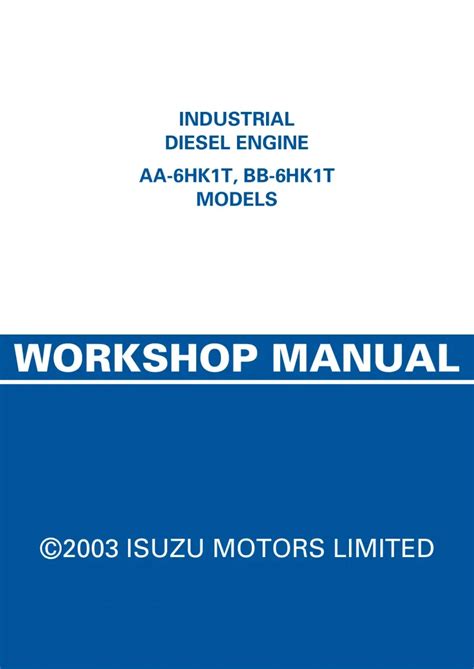 Jcb isuzu engine aa 6hk1t bb 6hk1t service repair workshop manual download. - Ciencias sociales 2 - primer ciclo.