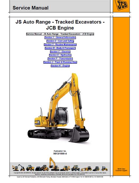 Jcb js excavator track service manual. - Manual de solución de transferencia de masa welty.