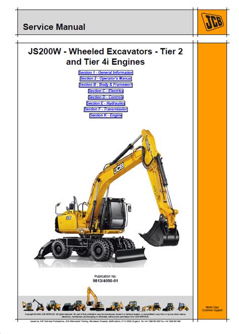 Jcb js200w wheeled excavator service repair manual download. - Mazda 6 removing car stereo guides.