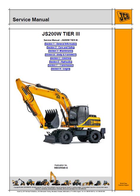 Jcb js200w wheeled excavator service repair workshop manual instant download. - Automatic to manual transmission conversion jeep.
