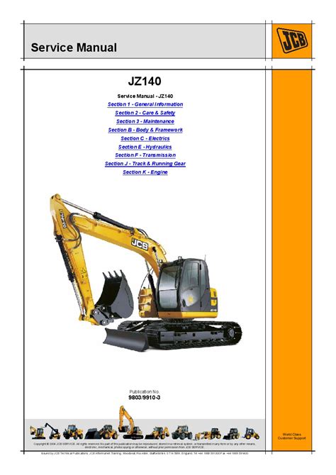Jcb jz140 tier 3 service manual jz 140 tier iii tracked excavator workshop service repair book. - Comment pouvez-vous lire à présent? il fait nuit.