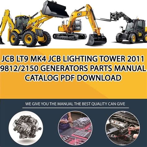 Jcb lt9 light tower parts manual. - Stihl ms 290 310 390 service workshop repair manual.