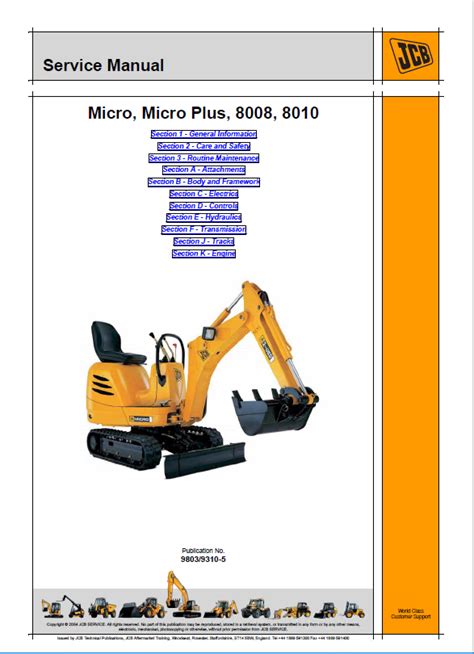 Jcb micro micro plus 8008 8010 bagger service reparatur werkstatt handbuch download. - Dan brown the lost symbol movie watch online.
