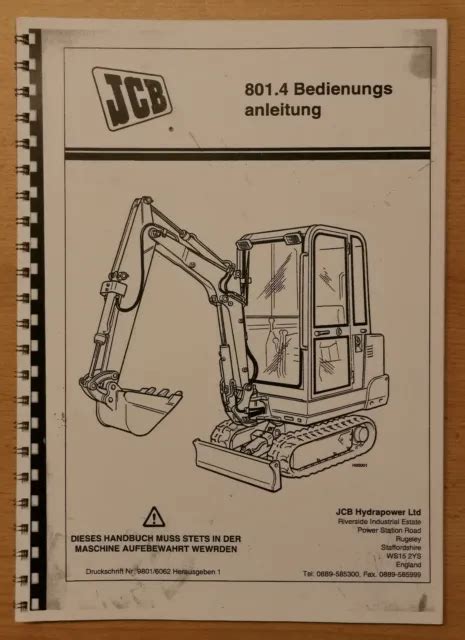 Jcb minibagger 801 4 motor reparaturanleitung werkstatt. - Preparing for mediation a guide for consumers.