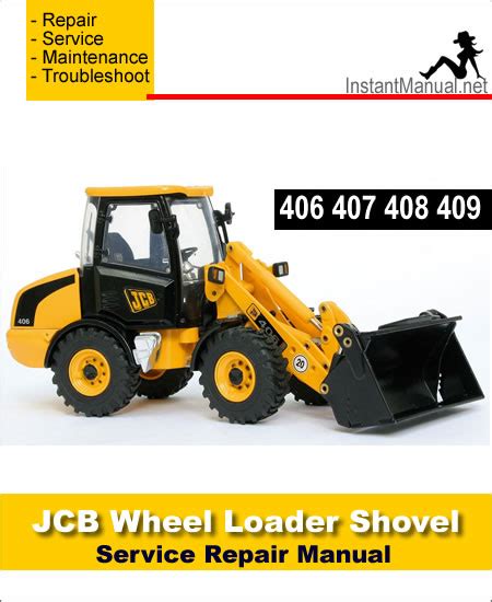 Jcb service wheel loading shovel 406 407 408 409 manual shop service repair book. - Us army technical manual tm 5 3810 294 34 crane.