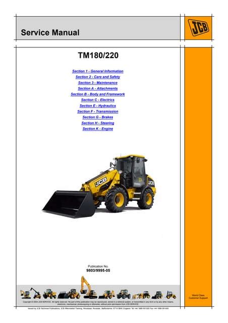 Jcb tm180 tm220 teleskoplader service reparaturanleitung instant. - Naic accounting practices and procedures manual for fire and casualty.