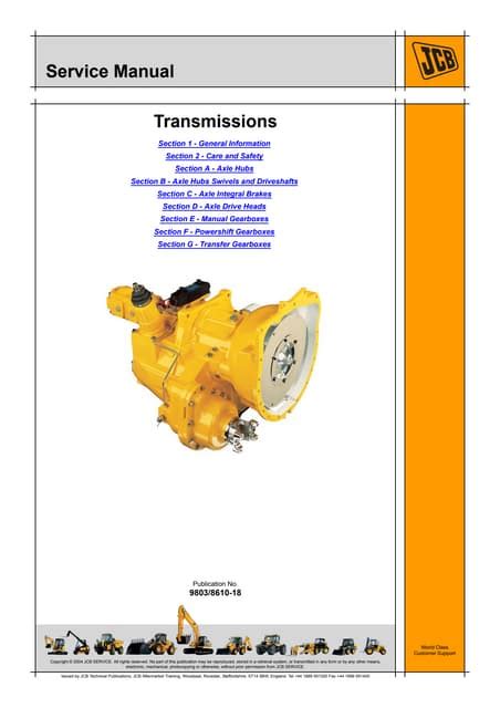 Jcb transmission service repair workshop manual download. - Manuale di spettri e dati proton nmr.