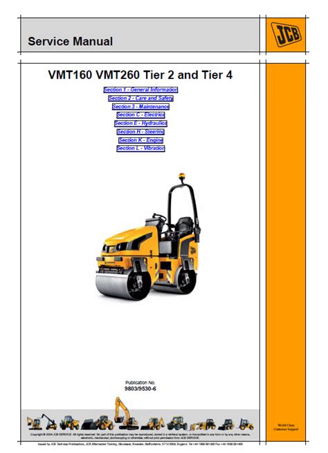 Jcb vmt160 vmt260 tier2 and tier4 roller service repair manual instant. - Stanadyne ds fuel injection pump manual.