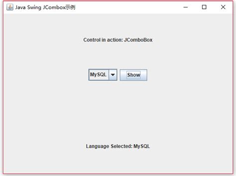 Jcombobox Setselectedindex