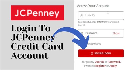 1. Pay your bill through the Online Credit Center in 3 easy steps. a. Login to your JCPenney Credit Account ( click here ). b. Click on the "Pay your bill online" link. c. Enter your checking account information, payment amount and date you would like. payment drafted from your account. Begin making payments through the Online Credit Center!. 