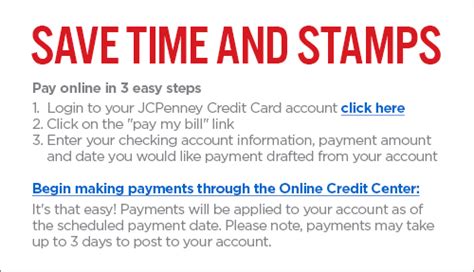 Jcpenney one time payment. Get what you need from our JCPenney Customer Service Links & Resources. Track your order, find a store, check your rewards, and more! 