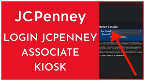 JCPenney associate kiosk can choose a part